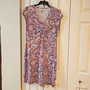 Title Nine floral active dress with zip pocket